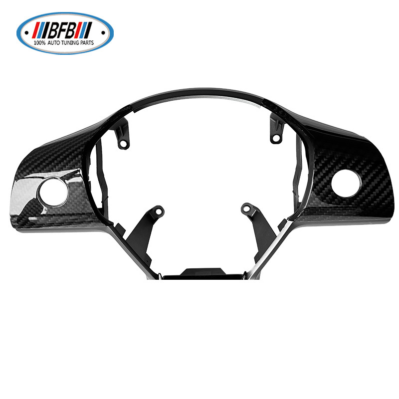100% Real Carbon Fiber Steering Wheel Cover - For Tesla Model Y 3 - Carbon Fiber Steering Wheel Cover Replacement