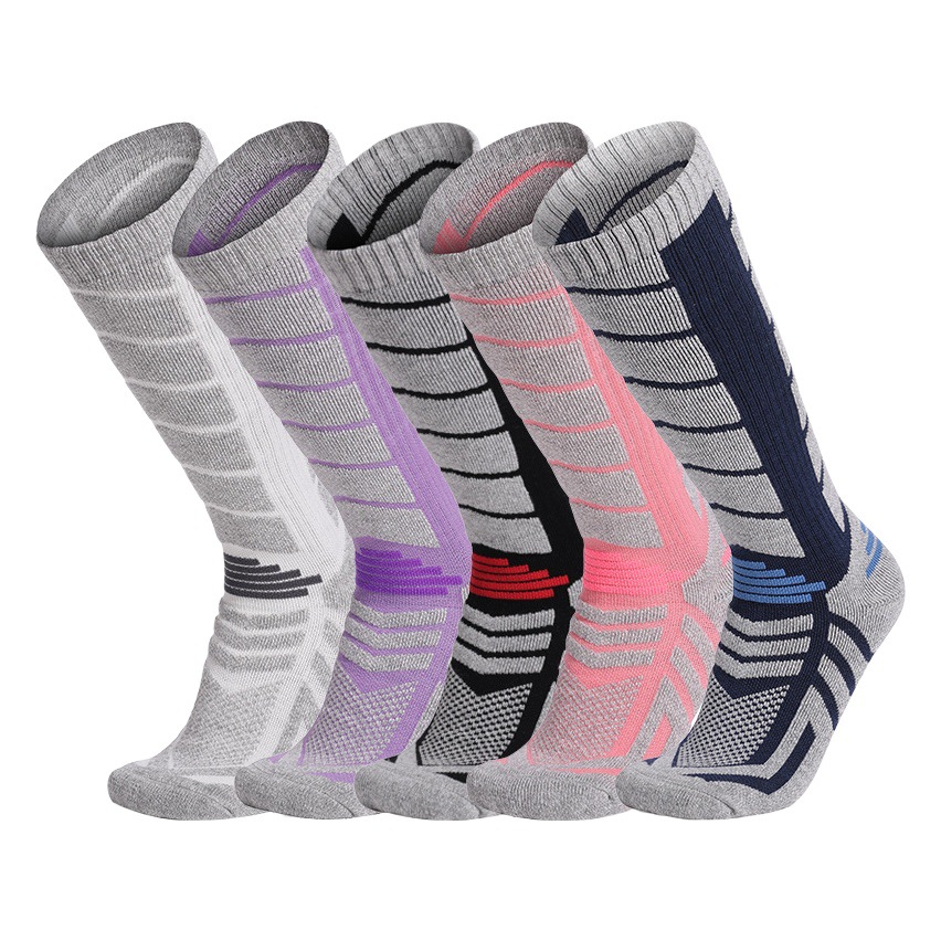 秋冬50%ウールスキーソックス、タオル底、アウトドア登山スポーツ、雪上用カシミヤソックス、メリノウールソックス