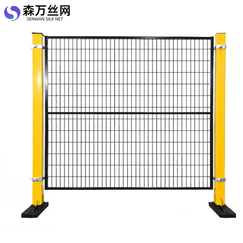 Equipo mecánico de taller cerca de protección sin costuras aislamiento de la red de partición del almacén red de cerca de seguridad del robot rociado