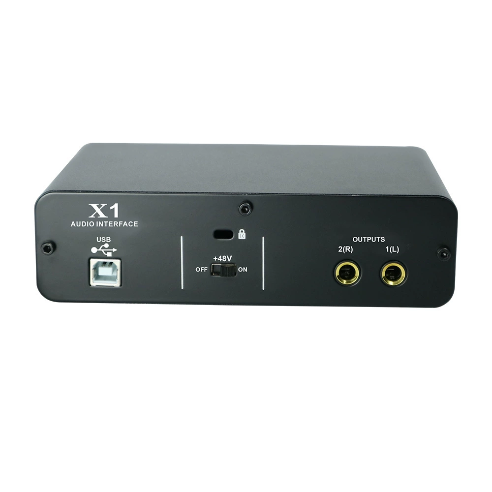 Оптовый X1 микрофон, мобильный телефон, звуковая карта для прямого эфира USB, скачать драйвер, компьютерная запись, карта звука, внешний звуковой блок