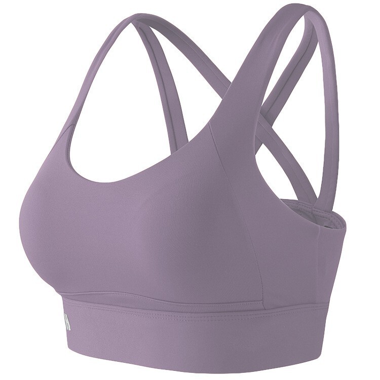 Cross-border High Strength Shock Absorbing Push-up Yoga Bra Shaped Quick-drying Fitness Vest Beauty Back Underwear Integrated