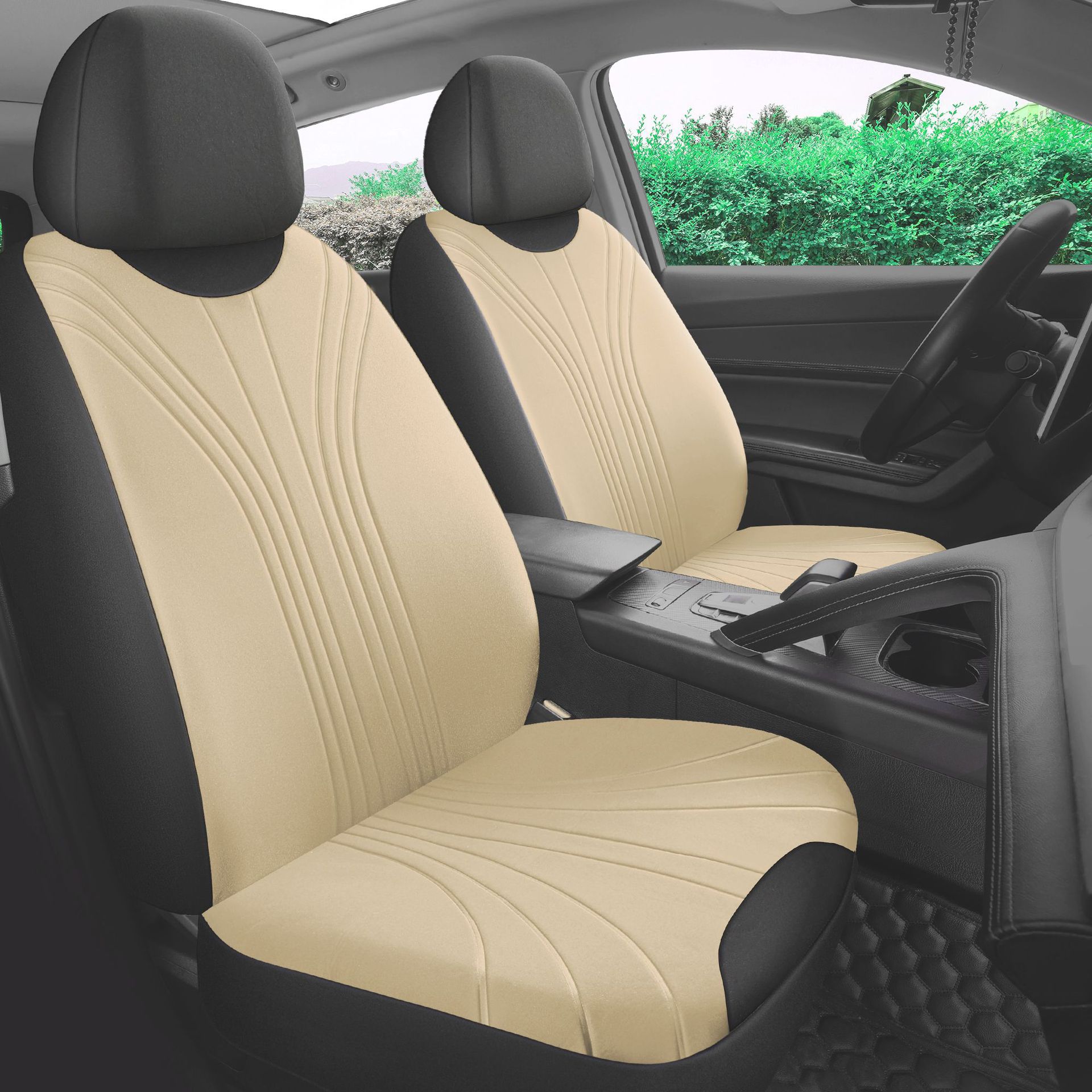General Motors Five-Seater Glacier-Patterned Pressed Car Seat Covers for Export to Russia, Mexico, and the United States