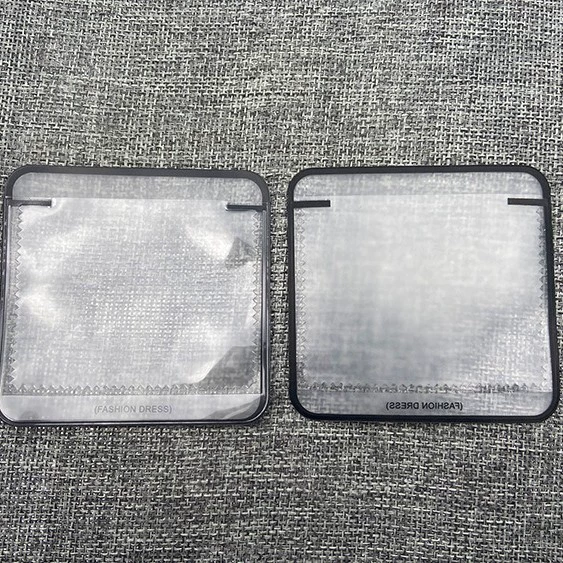 Маркировка сумки этикетки сумка прозрачная сумка-сумка ПВХ маленькая сумка товарный знак сумка пуговица сумка