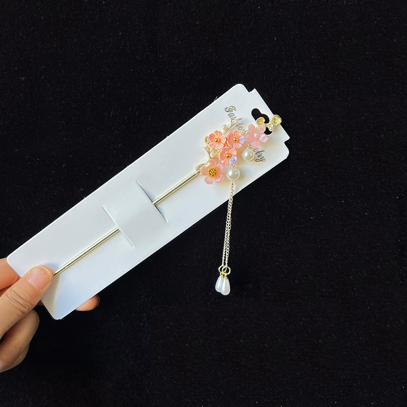 Hairpin Hanfu заколка для волос, орхидея цветочный декоративный аксессуар для волос, простая элегантная китайская стиль