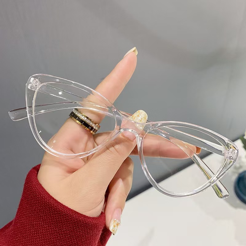 Damen Anti-blaulicht-brille Im Retro-stil Mit Katzenaugenform_voghion.com