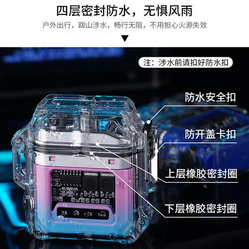 Upgraded COB lighting with light, waterproof arc charging USB lighter, good-looking and rechargeable