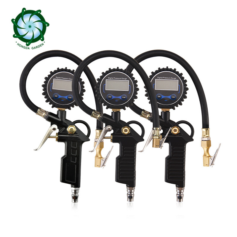 高精度数字显示胎压表汽车轮胎测压检测器气压表胎压计放气充气枪