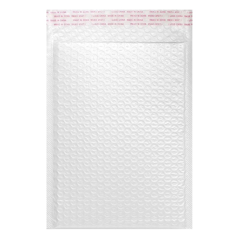Bolsa de burbuja de película nacarada compuesta blanca larga bolsa autoadhesiva bolsa de embalaje material de embalaje bolsa expresa Bolsa De sobre a prueba de golpes