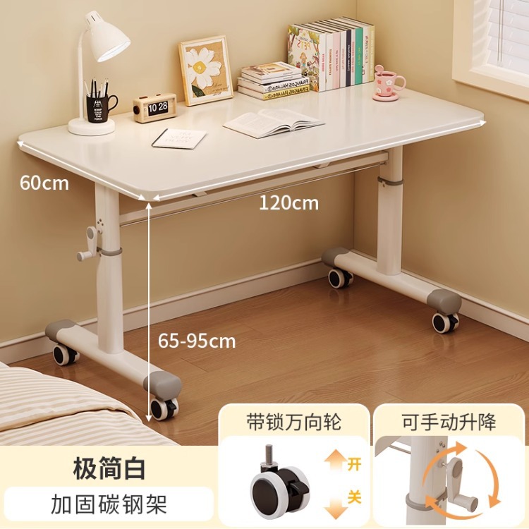 Escritorio de aprendizaje para niños de elevación, escritorio simple, juego de escritorio y silla para el hogar para estudiantes de primaria y secundaria, escritorio de escritura para tareas de dormitorio