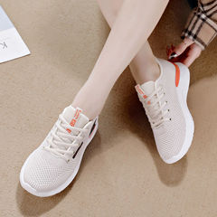 Cross-border Women's Spring New Air-Weave Breathable Sports Shoes Trendy Fashion Running Shoes Wholesale Women's Shoes