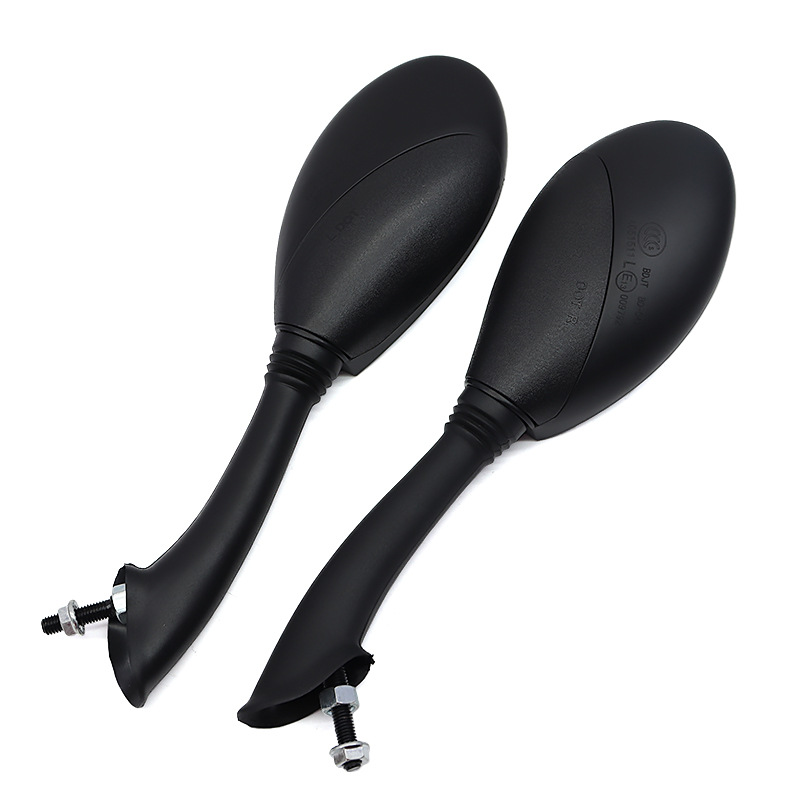 Suitable for Piaggio Motorcycle Rearview Mirror, Electric Vehicle Reflector, M8Mm Modified Oval Reversing Mirror