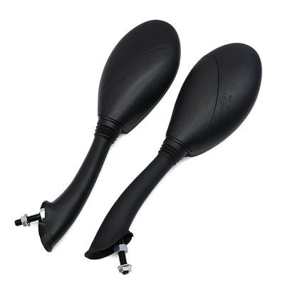 Suitable for Piaggio Motorcycle Rearview Mirror, Electric Vehicle Reflector, M8Mm Modified Oval Reversing Mirror (Motorcycle rearview mirror)