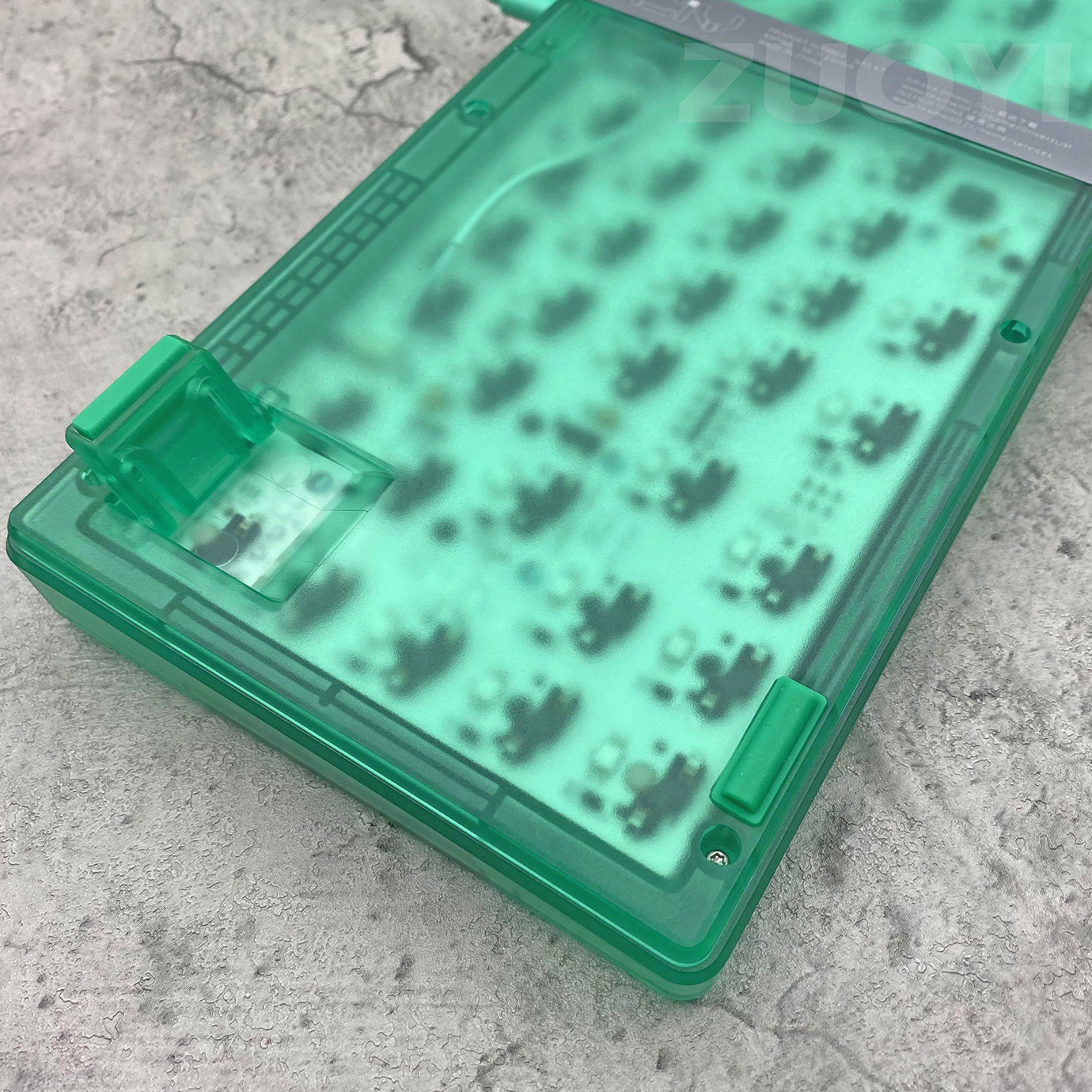 Langpai CIY GAS67 blanco lechoso shell RGB retroiluminación personalizada kit de teclado mecánico enchufe caliente asiento del eje con cable