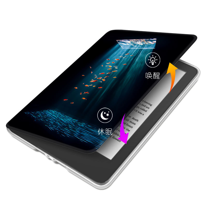 Aplicable kindle paperwhite6543 acrílico pintado funda protectora 658/558 funda protectora transparente