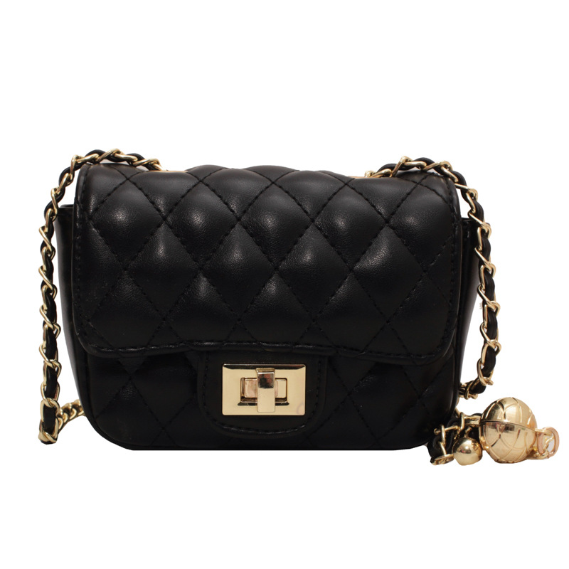 Bolso de cadena de moda coreana 2025 verano nuevo bolso femenino mini pequeño bolso de hombro de fragancia bolso de mensajero bordado de diamantes