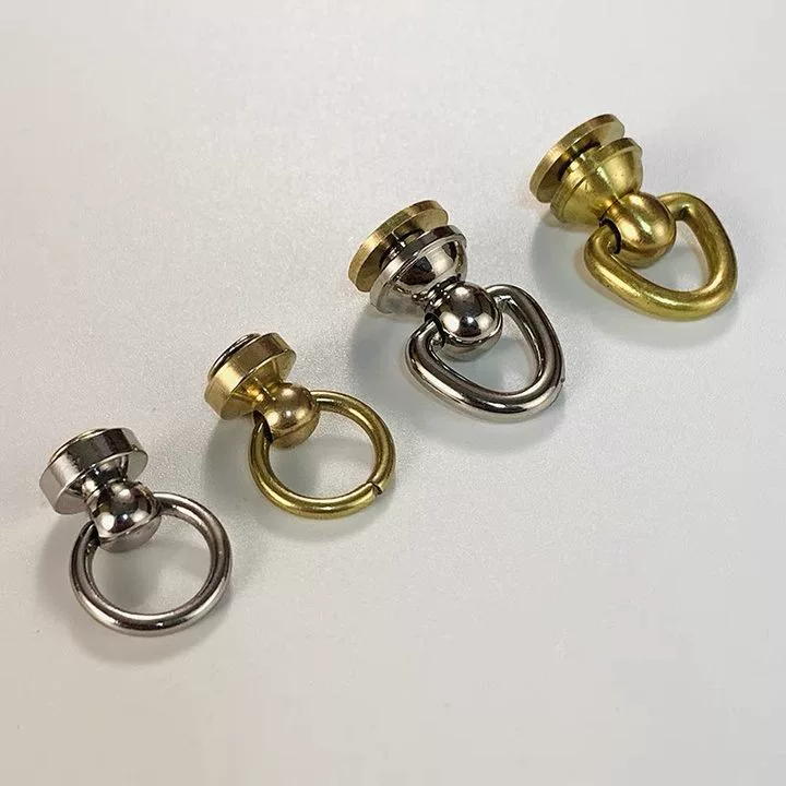 DIY Чистая медь с кольцом Heshang голова соска гвоздь рот золотая упаковка цепь артефакт с кольцом винт Соединительная Пряжка крючок