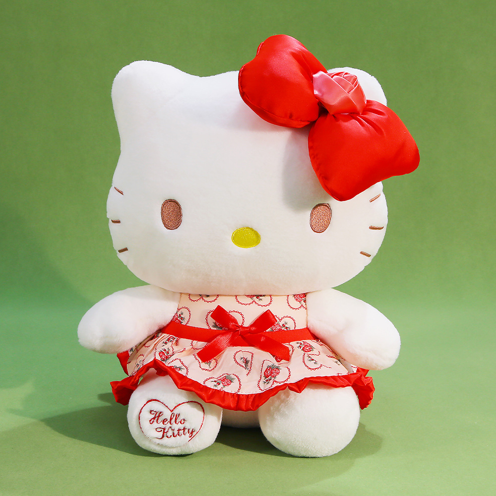 Genuine Hello Kitty Doll Hello Kitty Cat KT CAT Hello Kitty muñeca de peluche de juguete muñeca de niña
