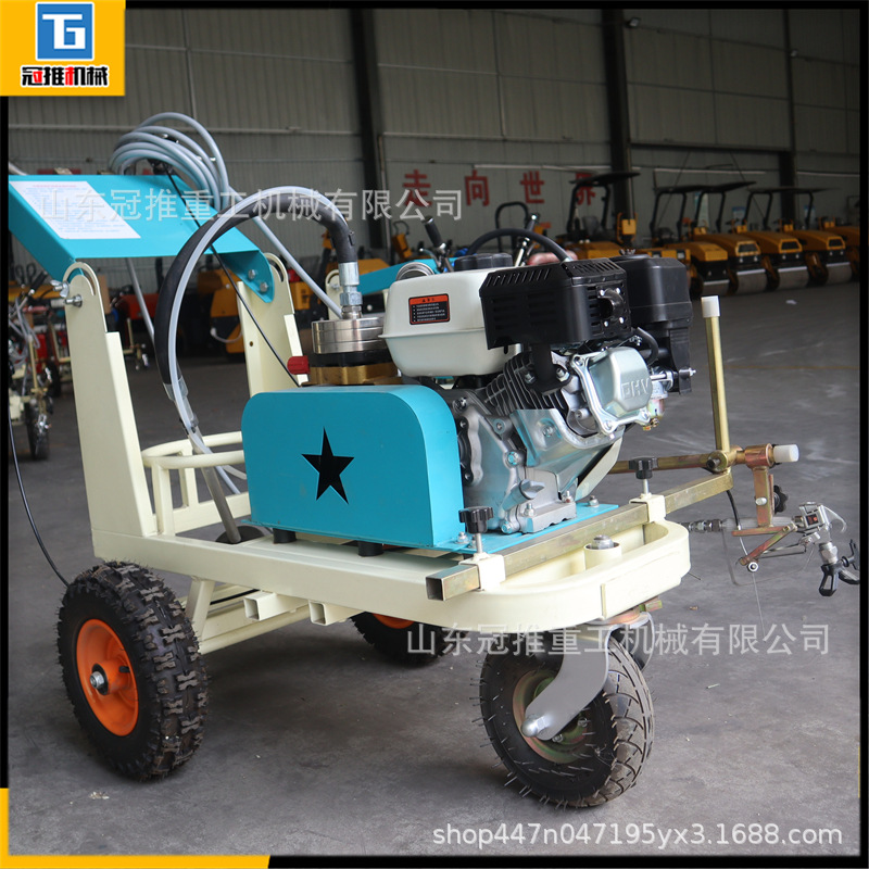 划线机马路路面冷喷划线机道路标线油漆划线车公路画线车位划线机