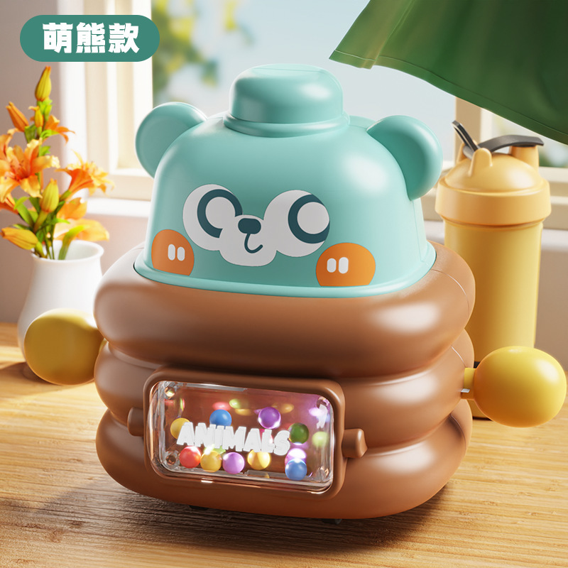 萌宠儿童滚珠惯性车宝宝按压前进回力小汽车滑行玩具批发糖玩礼品|undefined