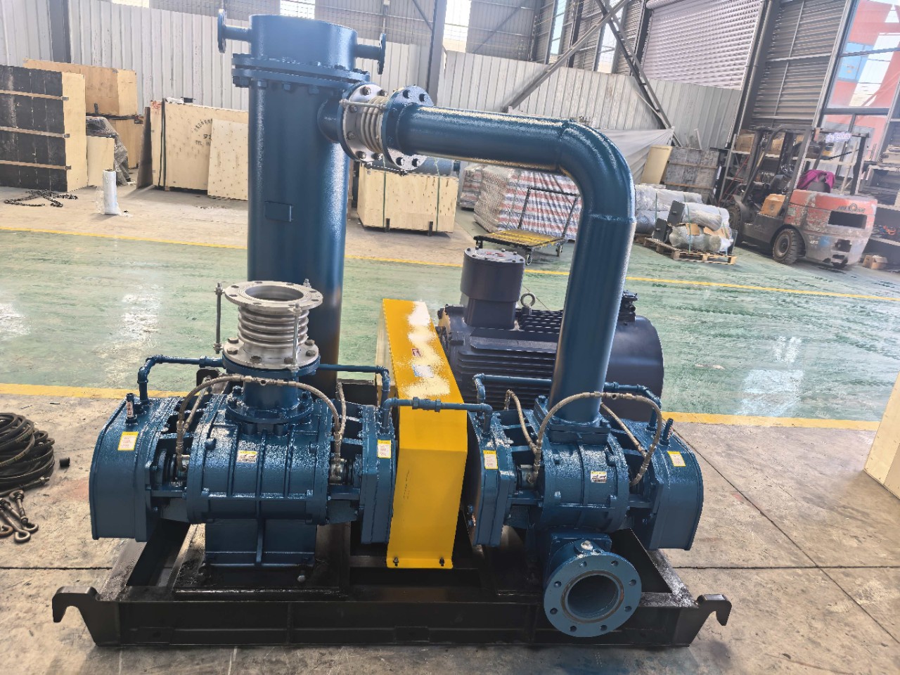 GHSR80H型三叶罗茨鼓风机养殖增氧曝气真空泵中高压风机降噪