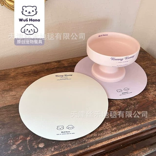 宠物皮革餐垫易清洗超薄易收纳垫子水杯垫餐垫吸水防水猫咪防滑垫