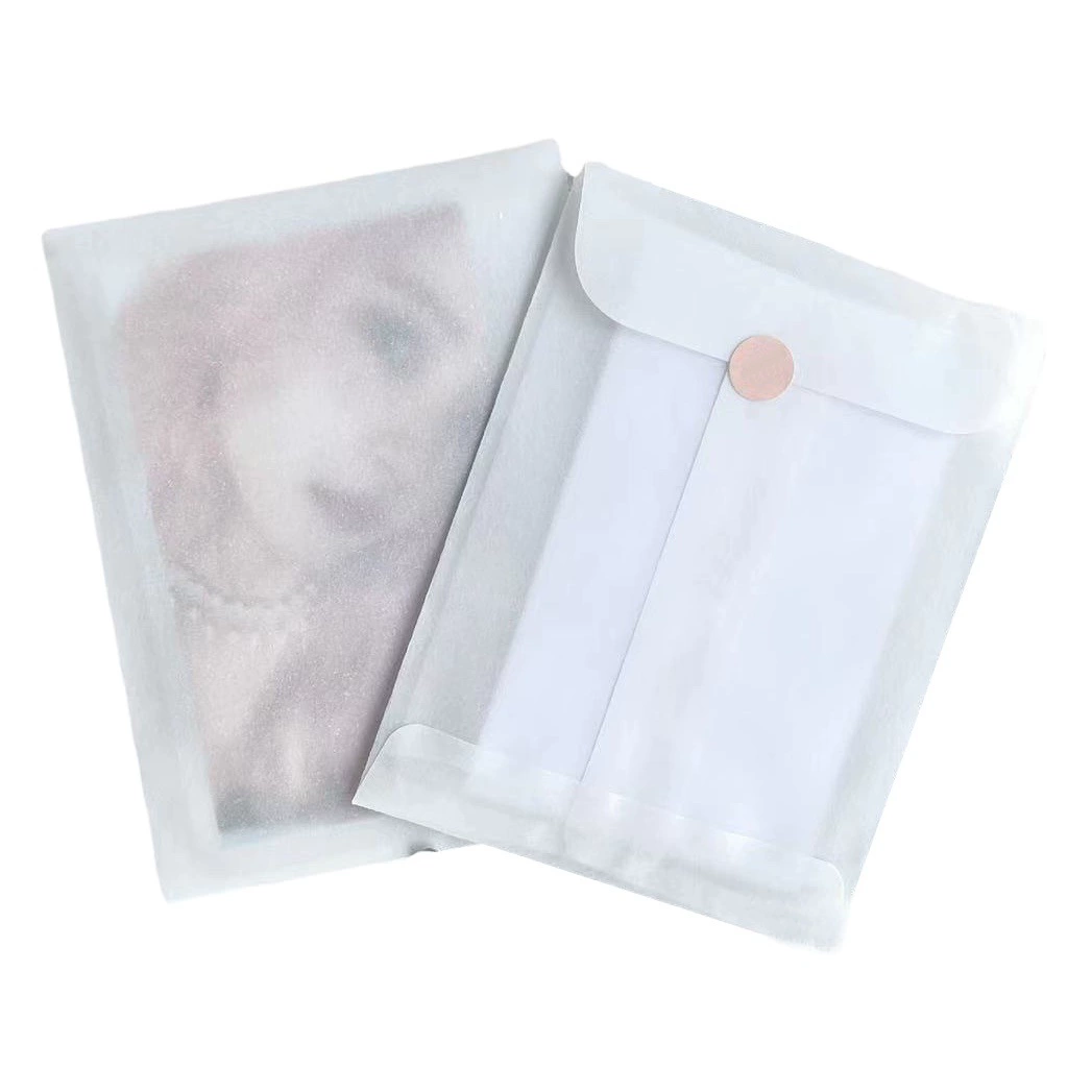 Прозрачный бумажный пакет из серной кислоты в наличии оптовая сумка для ювелирных изделий небольшой конверт, полупрозрачный бумажный пакет, сумка для пуговиц с логотипом