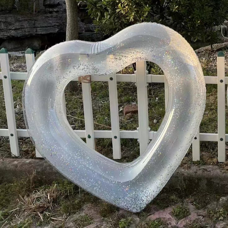 Swimming ring heart shaped