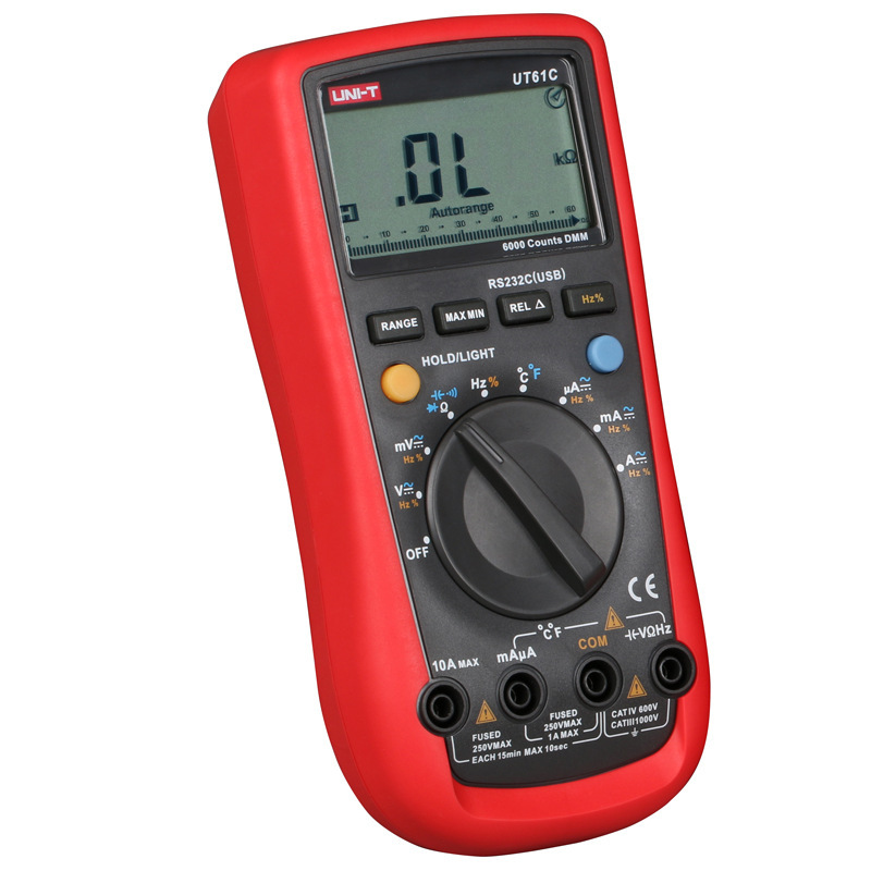 深圳UNI-T/优利德代理商供应UT61C自动量程数字万用表默认项中国