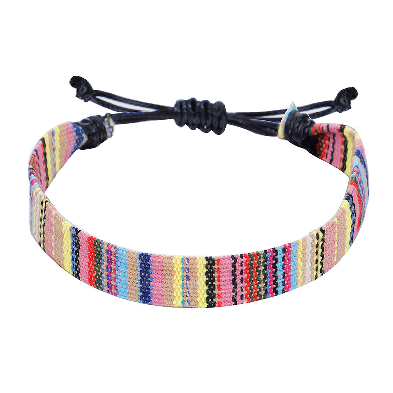 Ethnic Style Geometric Cotton Knitting Unisex Bracelets