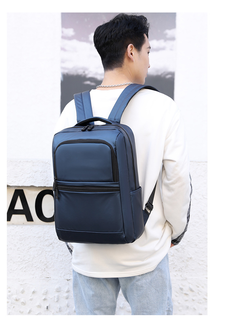 New men's backpack, multi-functional business waterproof computer bag, simple outdoor travel, large-capacity backpack undefined