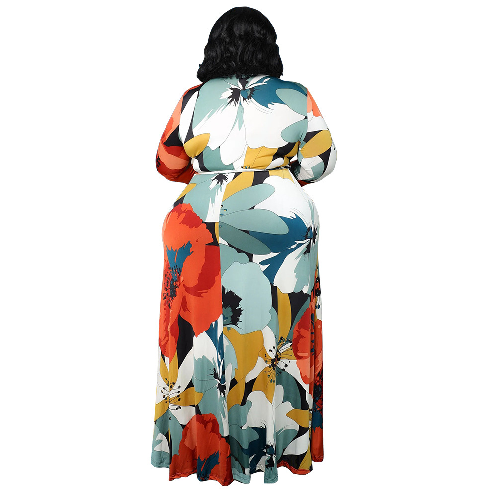 ChicShe N7974 Cross-Border Hot Sale New European And American Fashion Pocket Tie Waist Sexy Dress_voghion.com