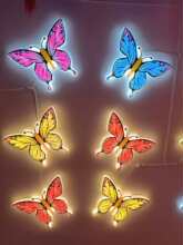 led发光蝴蝶灯户外公园景区装饰灯物业小区亮化挂树上的彩灯