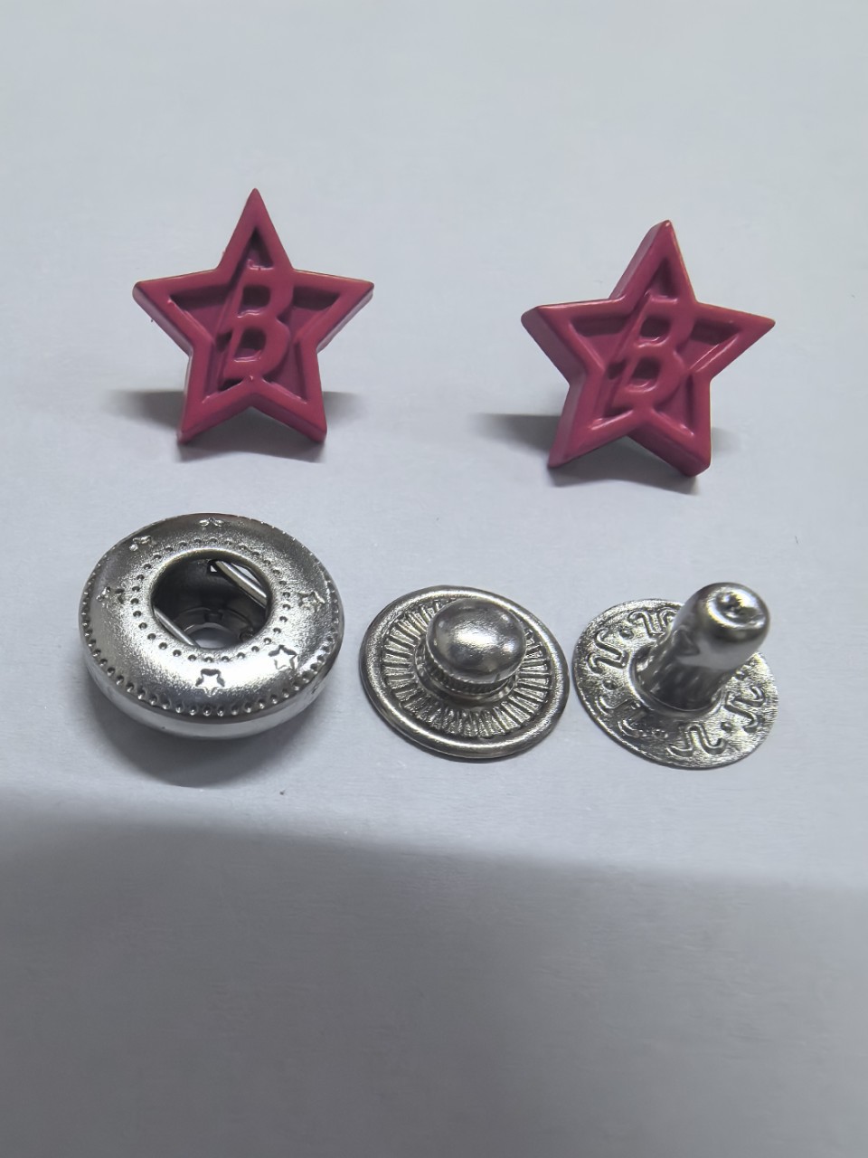 供跨境15MM金属四合扣12色 831#服装钮扣