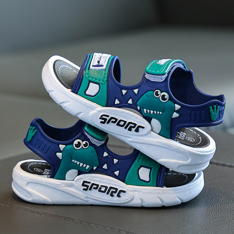 Zapatillas infantiles para niños, niños y niñas verano 2024 nuevo niño antideslizante baño doméstico zapatillas de playa para niños