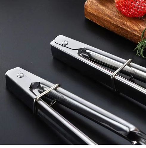 Stainless steel 430 food food clip barbecue clip creative anti-scalding bread steak clip kitchen baking barbecue tool
