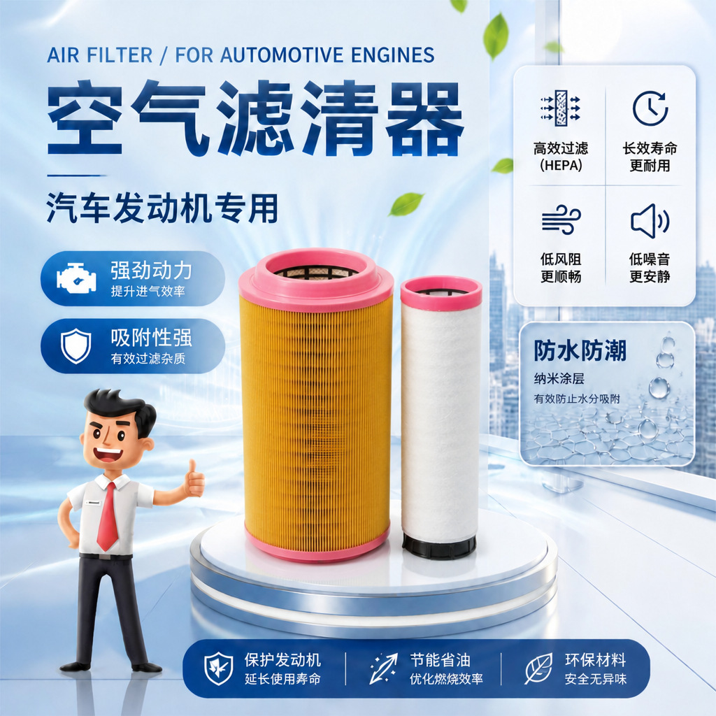 C23610 Cf610 Air Filter Element Is Suitable for Atlas 1622185501 Air Compressor 15 Cubic Filter Element