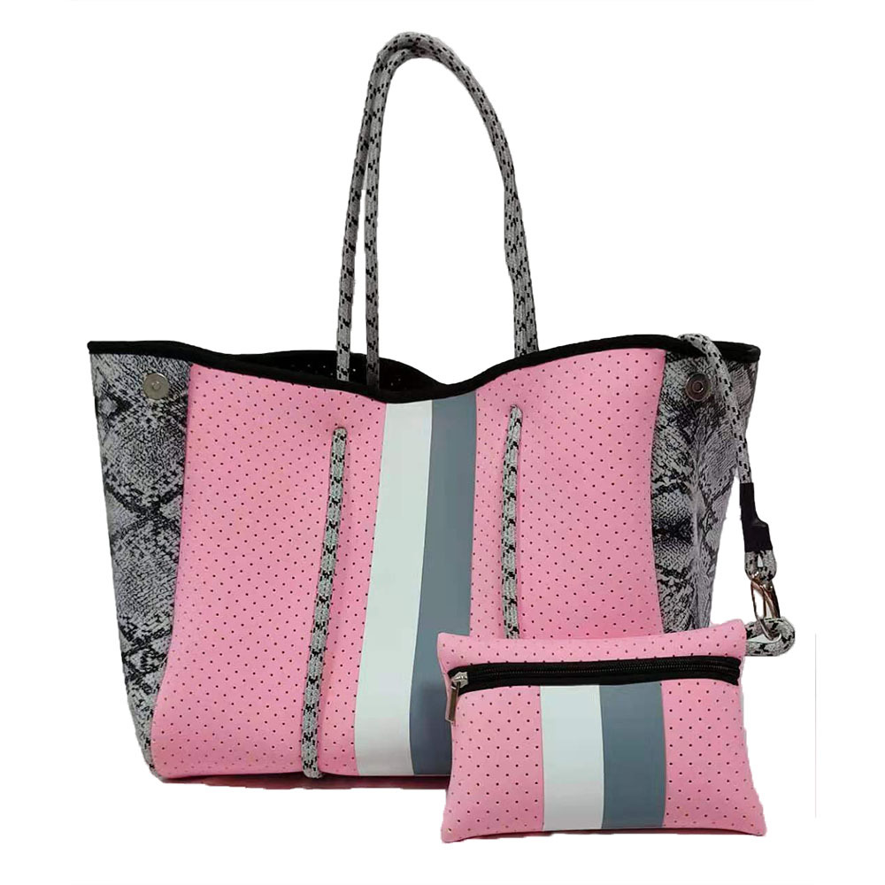 Bolsa perforada de material de buceo, bolsa de playa madre-hijo, bolsa de gimnasio, bolsa de hombro para deportes acuáticos y ocio, impermeable