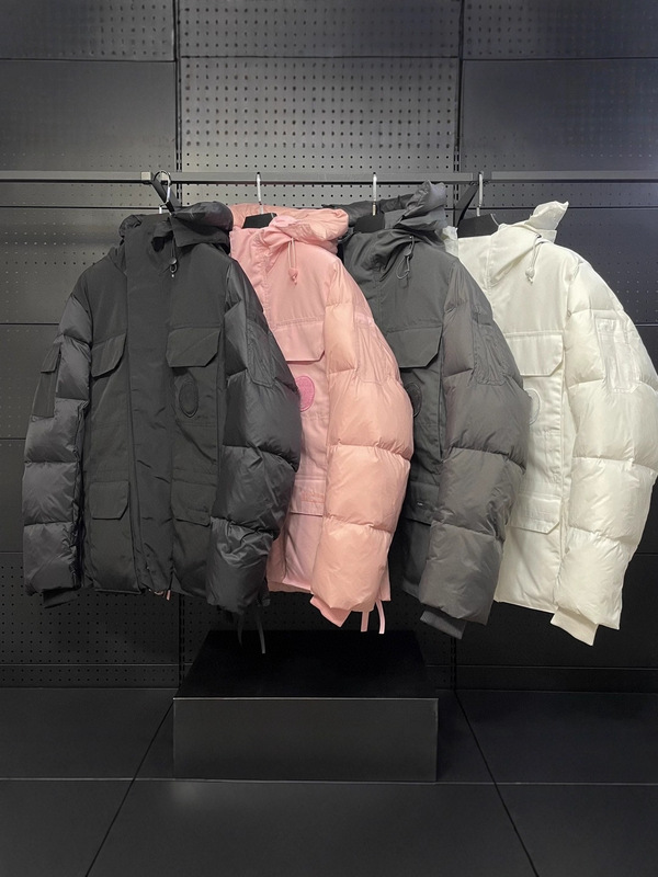 正确版 NFC芯片 鹅家2058黑标限量款环保远征派克大衣羽绒服外套|undefined