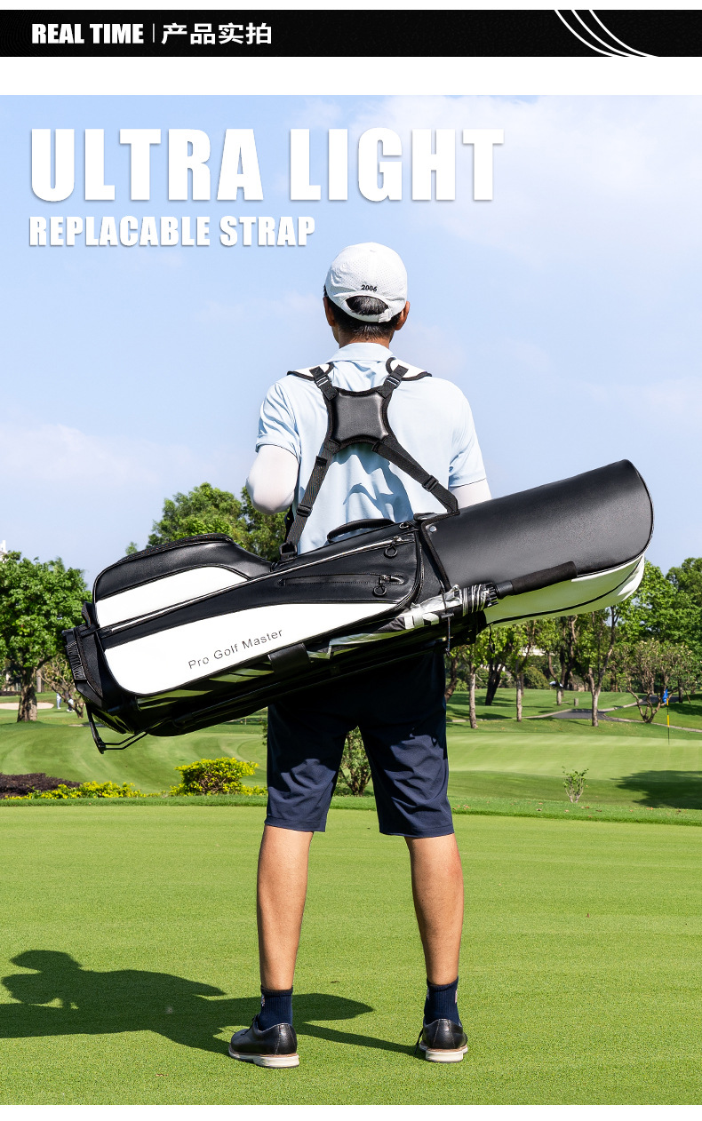 Túi đựng gậy golf PGM siêu nhẹ xách tay, chống thấm nước, có lỗ thanh 7 lưới — Màu đen [siêu nhẹ 2,8 kg/lỗ thanh 7 lưới/vật liệu chống thấm nước] QB180, Đen trắng [siêu nhẹ 2,8 kg/lỗ thanh 7 lưới/vật liệu chống thấm nước] QB180, Màu xanh đen [siêu nhẹ 2,8 kg/lỗ thanh 7 lưới/vật liệu chống thấm nước] QB180 chi tiết 10