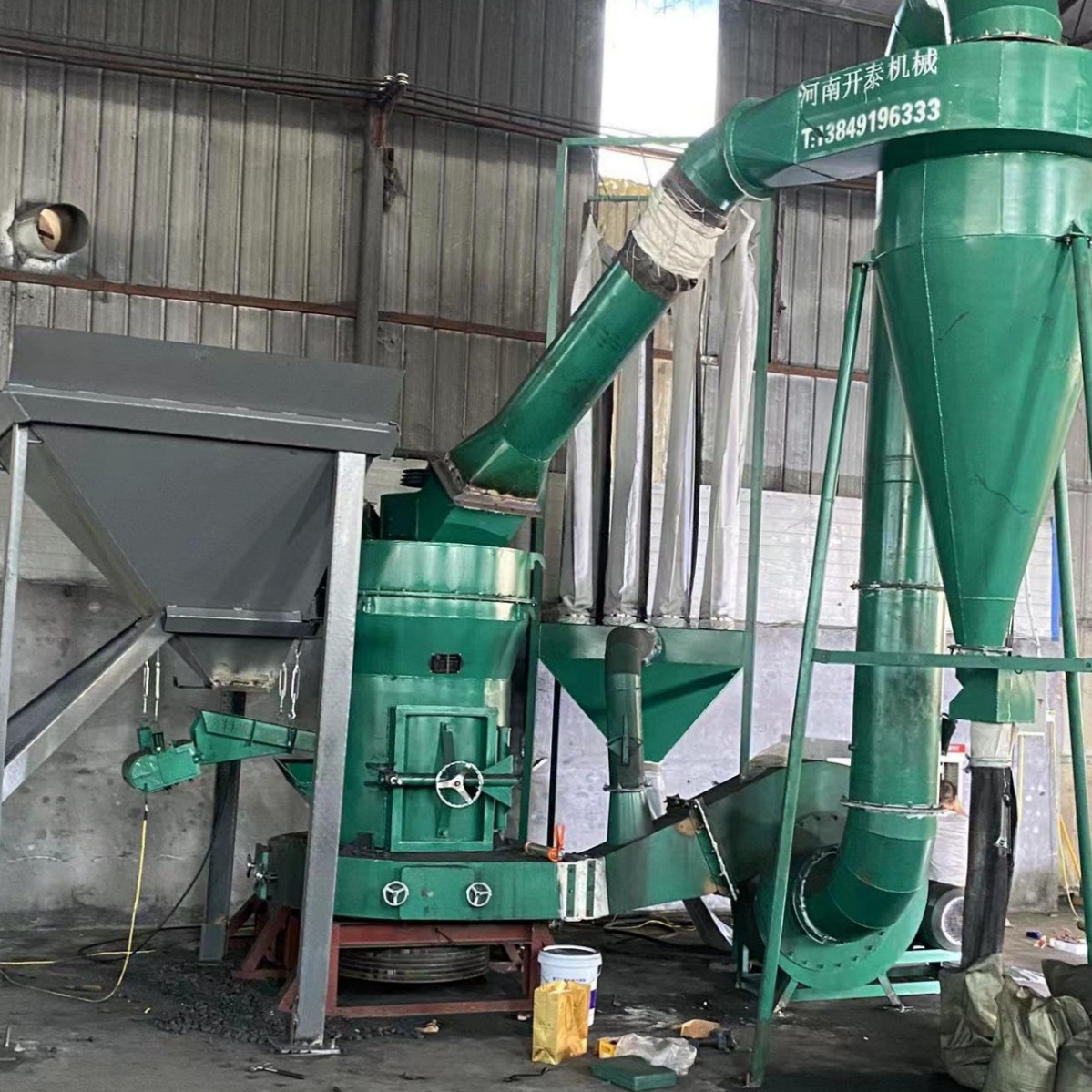 小型白灰磨粉机 雷蒙磨厂家 河南开泰 高产能膨润土雷蒙磨机设备