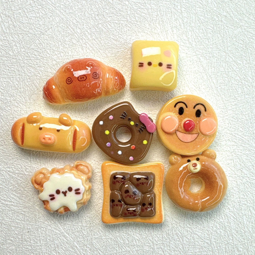 Simulation Superman cat baking cake diy cream glue hairpin head rope pendant ornament shoe buckle resin accessories batch