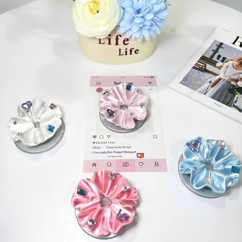 3D Printed Colorful Diamond Wreath Magnetic Stand Suitable for Mobile Phones Magsafe Strong Adsorption Desktop Magnetic Stand Ins 3D Printed Colorful Diamond Wreath Magnetic Stand Suitable for Mobile Phones Magsafe Strong Adsorption Desktop Magnetic Stand Ins