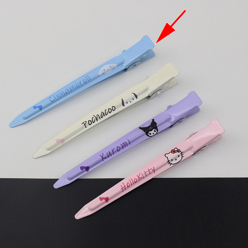 女性用ワンワードクリップ、カラフルでかわいいヘアクリップ、メイク用前髪クリップ、スーパーフェアリーヘアクリップ、高見えふわふわクリップ|undefined