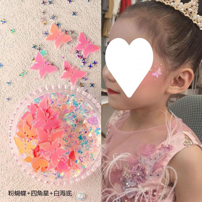 Children's day dancing makeup—