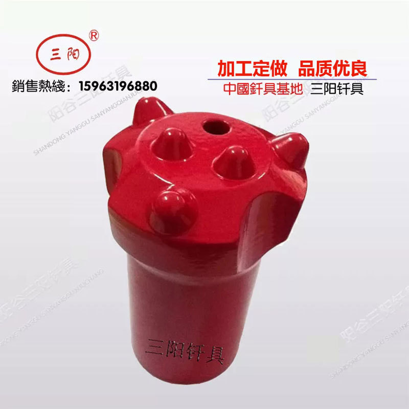 铁焊高炉十字钎头 球齿钎头 锥度十字钎头冷压柱齿钎头