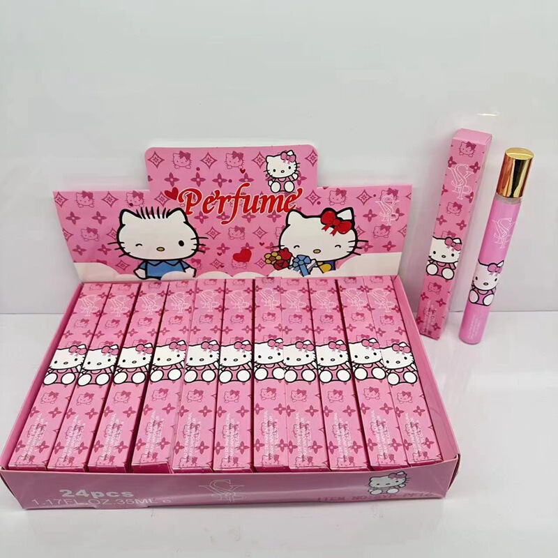 外贸跨境爆款q版男女士香水试管花果香调木质perfumes便携装35ml|undefined