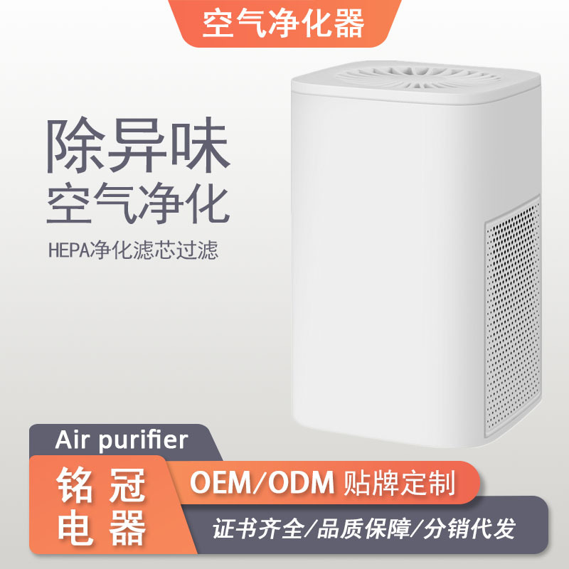 跨境空气净化器USB家用便携式净化机办公室桌面去除甲醛烟味外贸