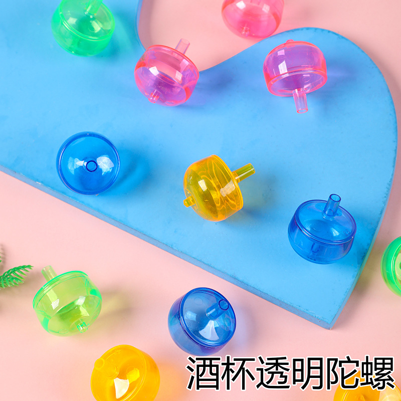 Nuevo giroscopio giratorio para estudiantes de jardín de infantes juguetes creativos regalos dinámicos rojos en línea dedo giratorio pequeño giroscopio