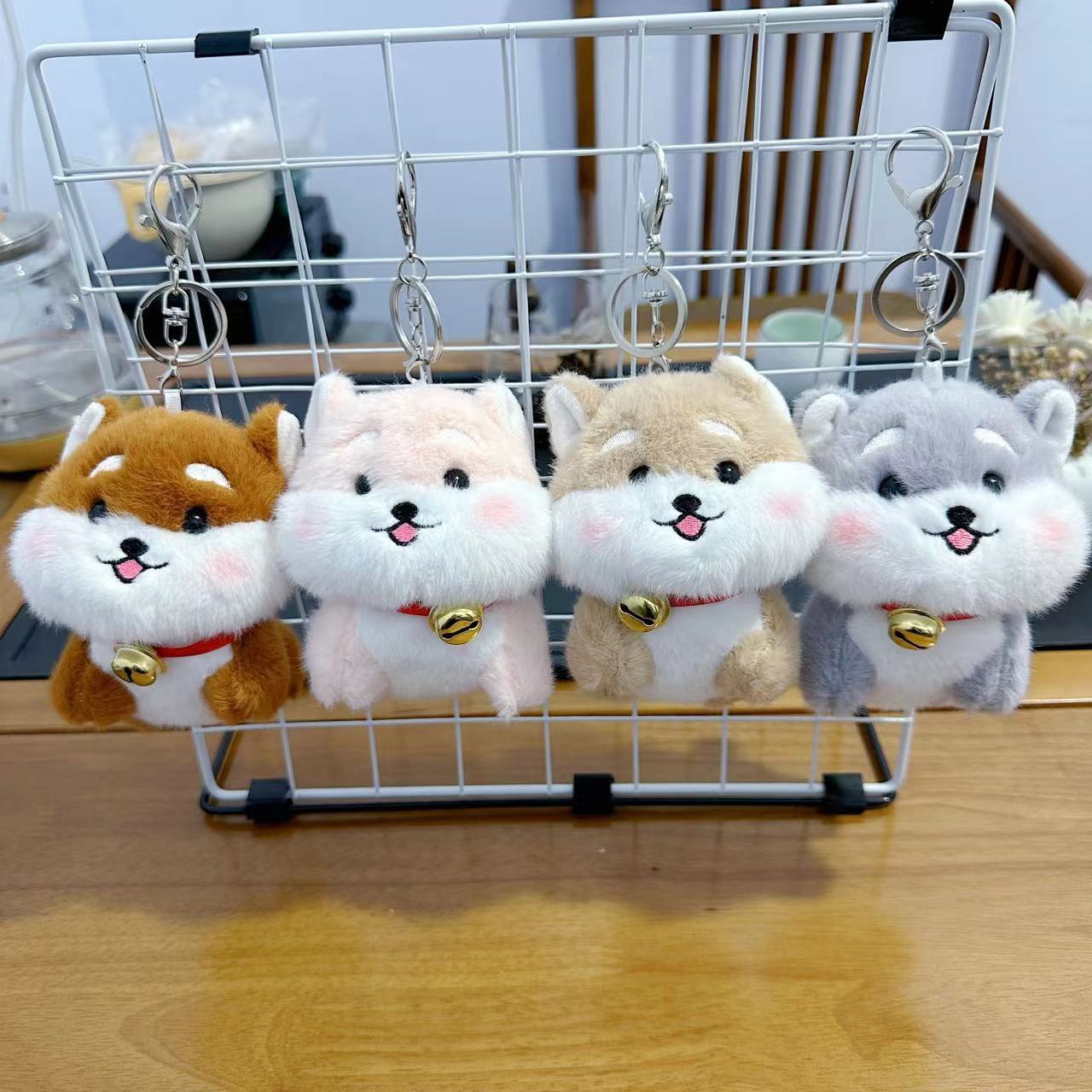 Cuatro pulgadas muñeca de peluche pequeño colgante muñeca llavero muñeca mochila colgante juguete de peluche regalo