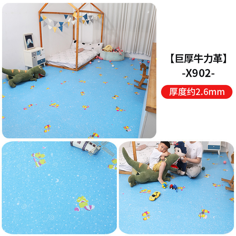 Gran área de alfombra dormitorio a prueba de agua a prueba de humedad casa piso de cama comercial suelo de cuero de cemento piso de pavimentación directa